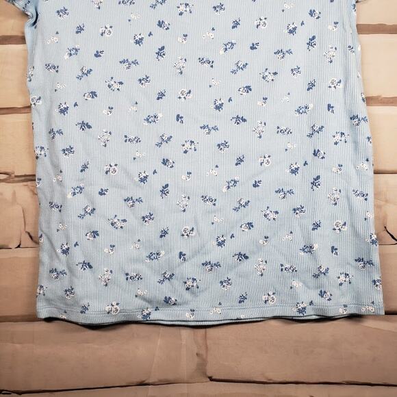 NWT Girls Art Class Light Blue Ribbed Shirt size XL short sleeve - Picture 3 of 7
